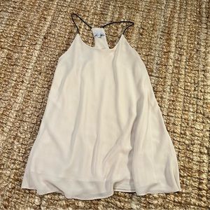 NAKED ZEBRA flowy nude tank